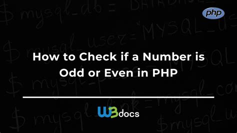 php odd even|php check if number.